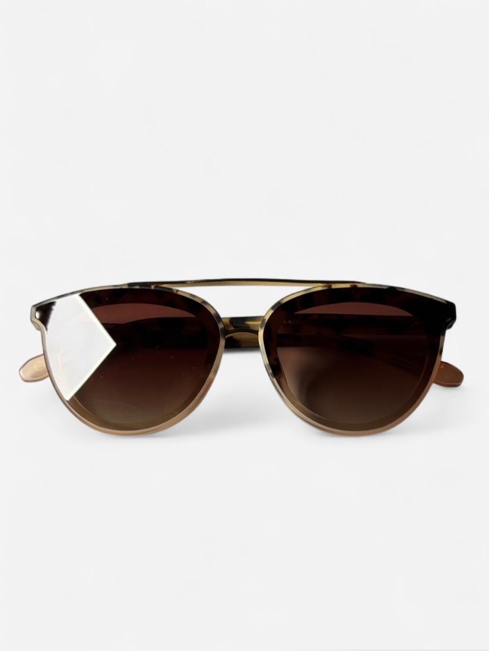 KREWE Clio Nylon Tortoiseshell Sunglasses with Polar Lenses